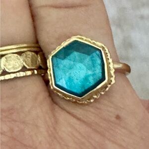 ISO Jamie Joseph Solid Gold Labradorite Ring